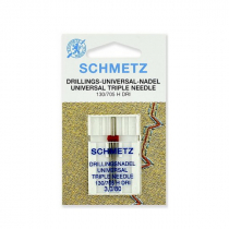 Иглы тройные для БШМ Schmetz №80/3,0 1 шт