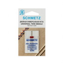 Иглы двойные стандартные для БШМ Schmetz №90/4 1шт