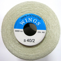Нитки WINGS 100% полиэстер 40/2 5000 ярд