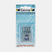 Иглы универсальные для БШМ Gamma  №130 (уп.5 шт)