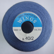 Нитки WINGS 100% полиэстер 40/2 5000 ярд