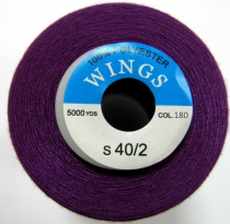 Нитки WINGS 100% полиэстер 40/2 5000 ярд