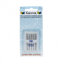 Иглы для джинсы БШМ Gamma №120 (уп.5 шт)