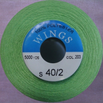 Нитки WINGS 100% полиэстер 40/2 5000 ярд