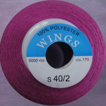 Нитки WINGS 100% полиэстер 40/2 5000 ярд