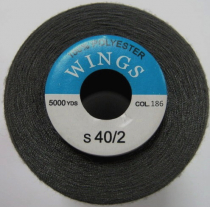 Нитки WINGS 100% полиэстер 40/2 5000 ярд