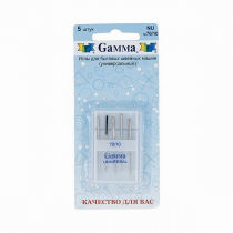 Иглы универсальные для БШМ Gamma  №70 (уп.5 шт)