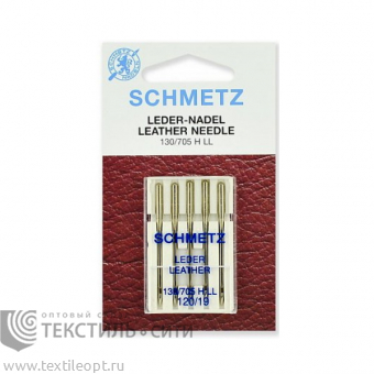 Иглы для кожи БШМ Schmetz №120 5 шт
