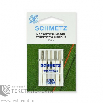 Иглы топстич для БШМ Schmetz №100 5шт